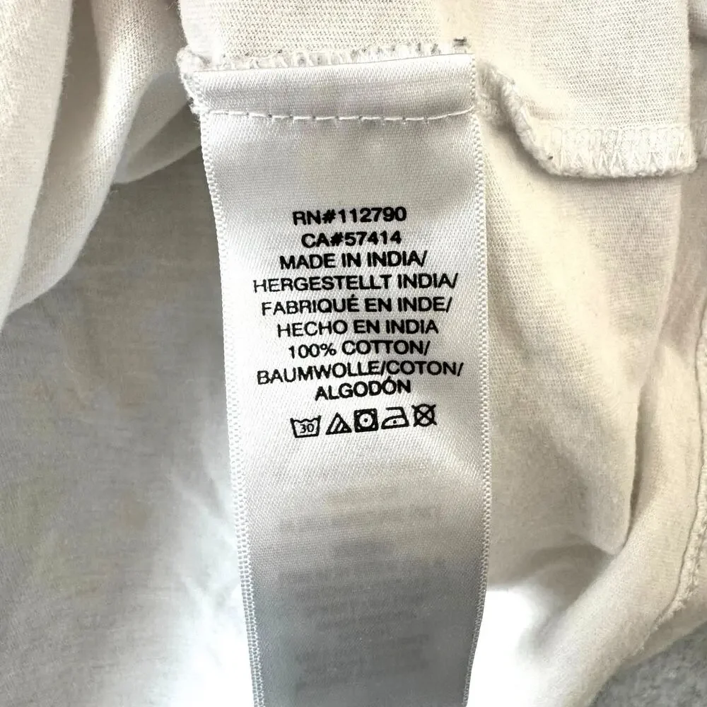 True Religion graphic logo men's crewneck t-shirt White Casual Cotton Streetwear